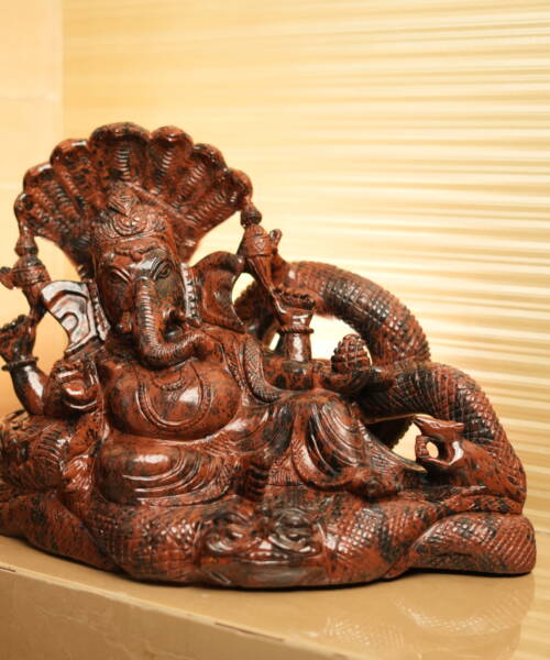 Mahogany Obsidian Lord Ganesha