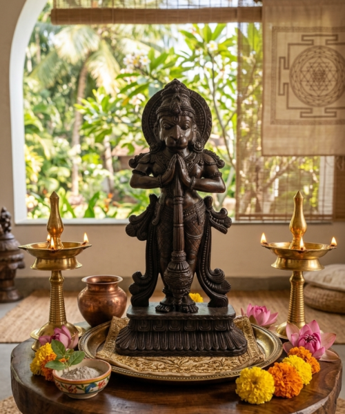 Teakwood Hanuman