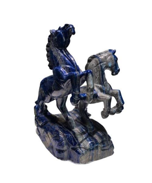 Lapis Lazuli Twin Horses